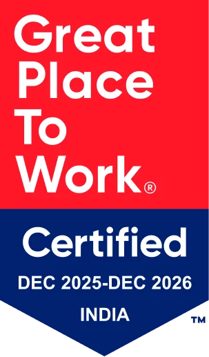 Great Place To Work Certified - India, Dec 2025 to Dec 2026