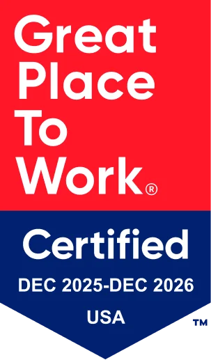 Great Place To Work Certified - USA, Dec 2025 to Dec 2026