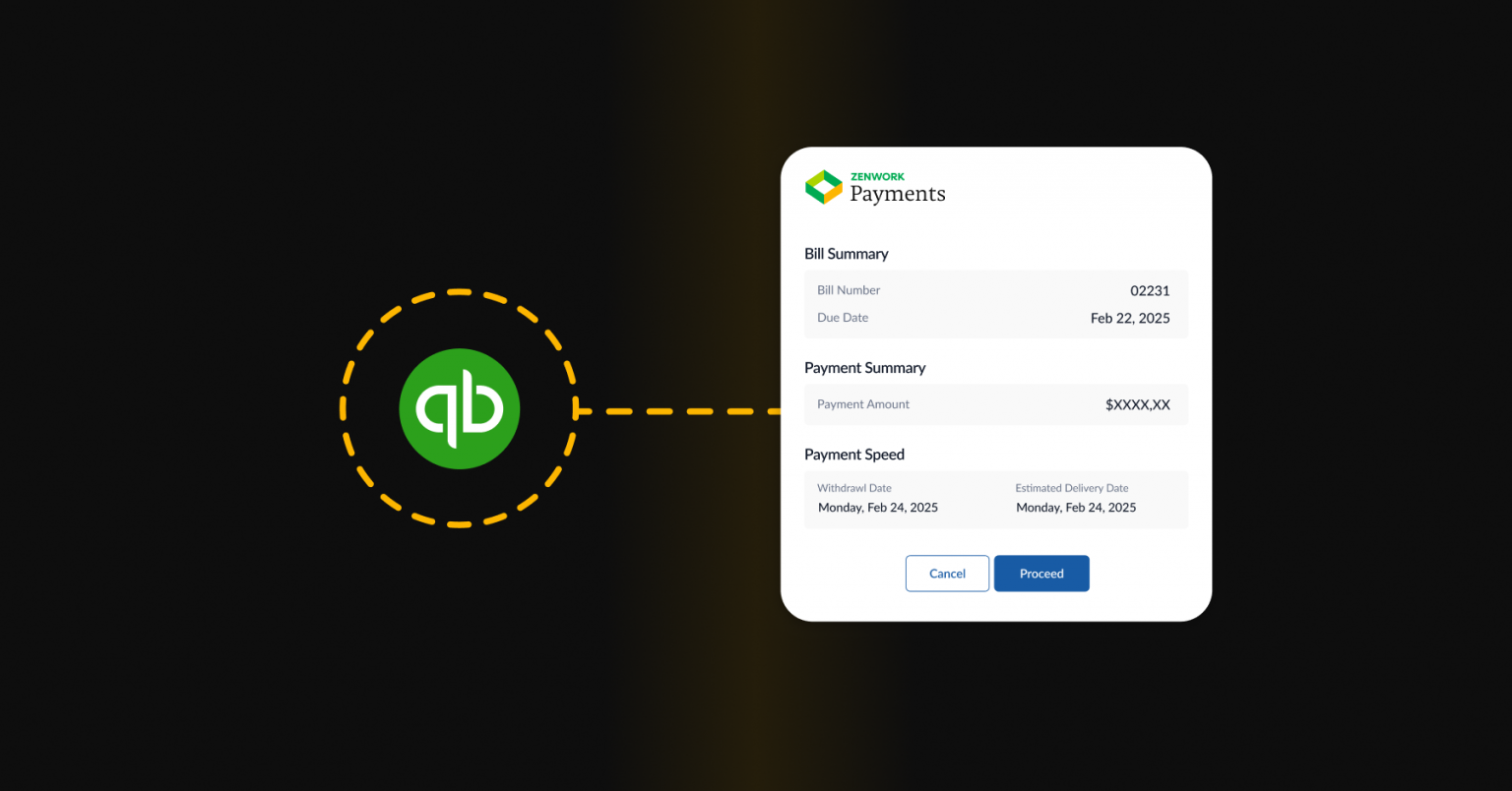 Connect Zenwork Payments to QuickBooks Online for AP Sync
