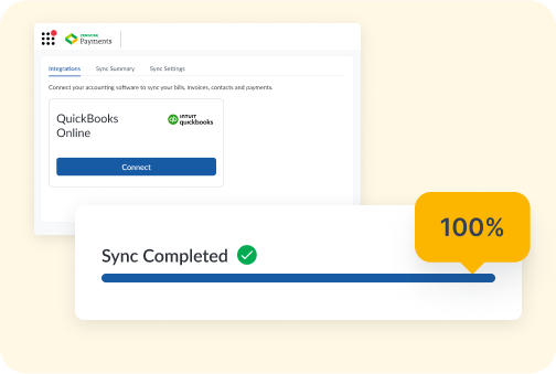 ACH and check payments illustration
