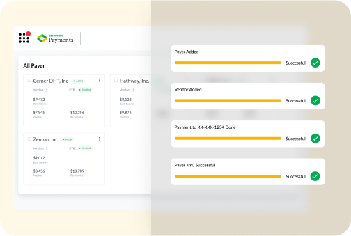 ACH and check payments illustration